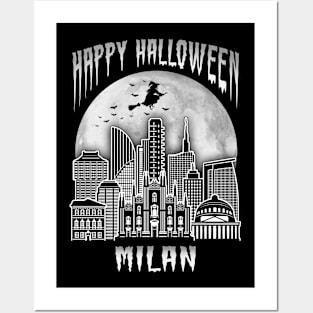 Happy Halloween Milan Italy Posters and Art